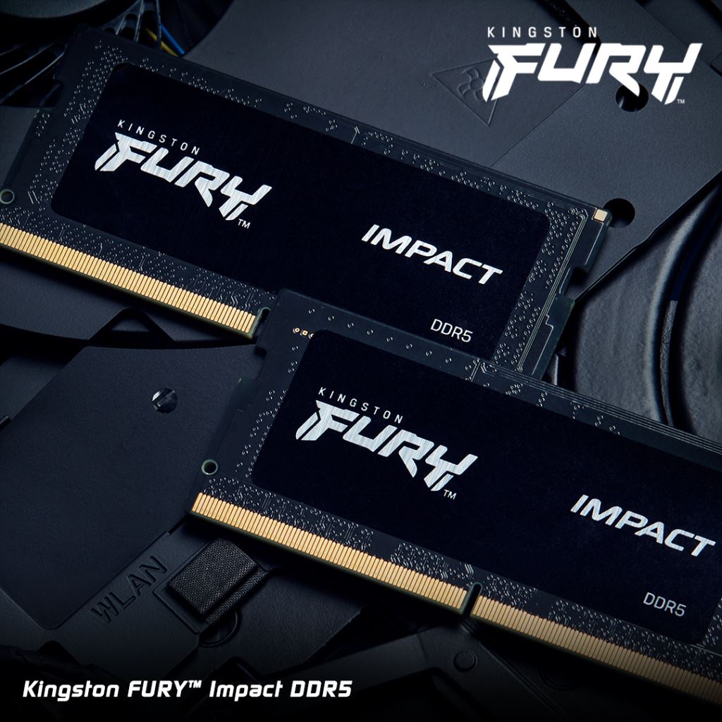 16GB 6400MHz DDR5 Notebook RAM Kingston Fury Impact XMP CL38 (KF564S38IB-16)